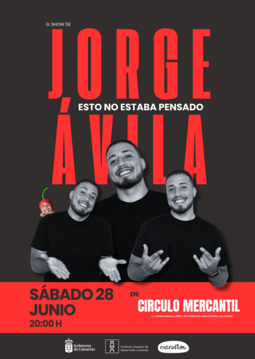 Show de Humor en Las Palmas GC – Jorge Ávila | Entradas Agotadas